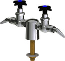 Chicago Faucets LGF1-A22C-25 Natural Gas Laboratory Fine-Control Needle Valve, Deck-Mount
