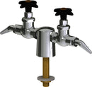 Chicago Faucets LGF1-A22D-25 Nitrogen Laboratory Fine-Control Needle Valve, Deck-Mount