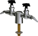 Chicago Faucets LGF1-A22F-25 Helium Laboratory Fine-Control Needle Valve, Deck-Mount