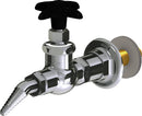 Chicago Faucets LGF1-A22F-55 Helium Laboratory Fine-Control Needle Valve, Wall-Mount