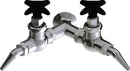 Chicago Faucets LGF1-A22F-60 Helium Laboratory Fine-Control Needle Valve, Wall-Mount
