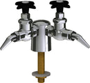 Chicago Faucets LGF1-A22H-20 Carbon Monoxide Laboratory Fine-Control Needle Valve, Deck-Mount