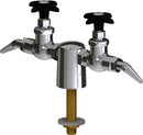 Chicago Faucets LGF1-A22H-25 Carbon Monoxide Laboratory Fine-Control Needle Valve, Deck-Mount