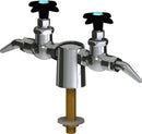 Chicago Faucets LGF1-A22L-25 Methane Laboratory Fine-Control Needle Valve, Deck-Mount