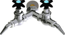 Chicago Faucets LGF1-A22L-65 Methane Laboratory Fine-Control Needle Valve, Wall-Mount