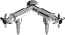Chicago Faucets LGF3-A11D-60 Nitrogen Laboratory Fine-Control Needle Valve, Wall-Mount