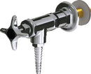 Chicago Faucets LGF3-A11F-55 Helium Laboratory Fine-Control Needle Valve, Wall-Mount