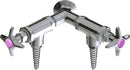 Chicago Faucets LGF3-A11G-60 Carbon Dioxide Laboratory Fine-Control Needle Valve, Wall-Mount