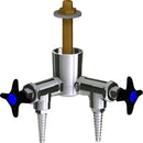 Chicago Faucets LGF3-A12C-20 Natural Gas Laboratory Fine-Control Needle Valve, Overhead