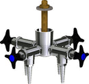 Chicago Faucets LGF3-A12C-40 Natural Gas Laboratory Fine-Control Needle Valve, Overhead