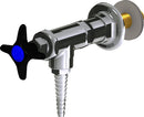 Chicago Faucets LGF3-A12C-55 Natural Gas Laboratory Fine-Control Needle Valve, Wall-Mount