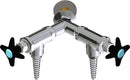Chicago Faucets LGF3-A12M-65 Specialty Gas Laboratory Fine-Control Needle Valve, Wall-Mount