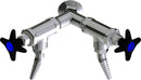 Chicago Faucets LGN3-A22C-60 Natural Gas Laboratory Needle Valve, Wall-Mount
