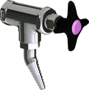Chicago Faucets LGN3-A22G Carbon Dioxide Laboratory Needle Valve, Panel-Mount