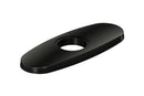 Elkay Escutcheon, Bar Faucet, 3 Hole, Black Stainless (BK) LK135BK
