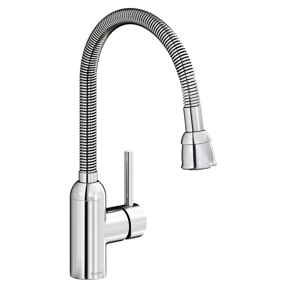 Elkay LK2500CR Lead-Free Pursuit™ Laundry/Utility Faucet with Flexible Spout Forward Only Lever Handle Chrome