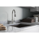 Elkay LK2500LS Lead-Free Pursuit™ Laundry/Utility Faucet with Flexible Spout Forward Only Lever Handle Lustrous Steel