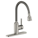 Elkay LK2500LS Lead-Free Pursuit™ Laundry/Utility Faucet with Flexible Spout Forward Only Lever Handle Lustrous Steel