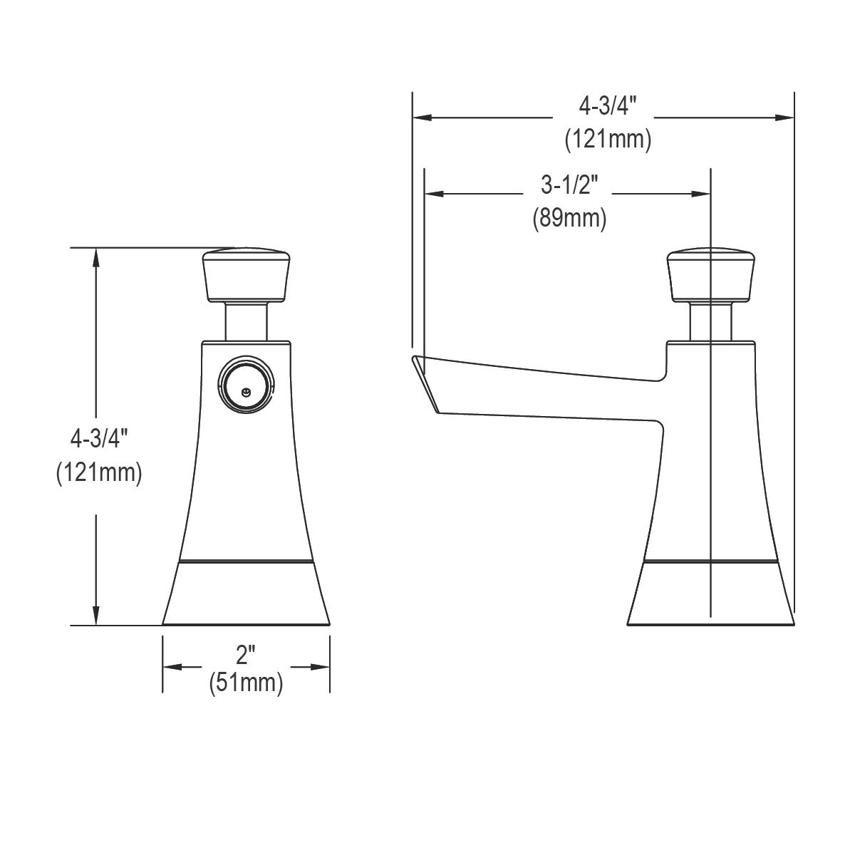 Elkay 2" x 4-3/4" x 3" Soap / Lotion Dispenser, Lustrous Steel (LS) LK320LS