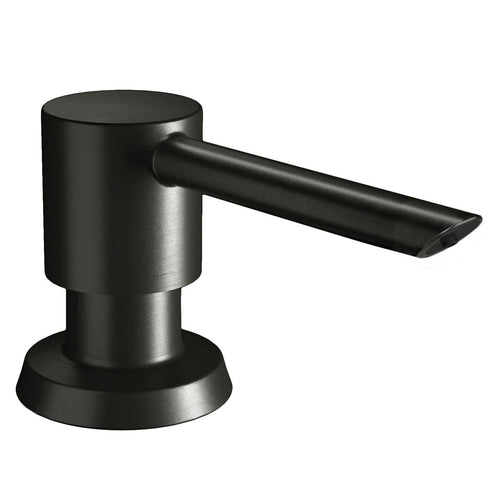Elkay 1-15/16" x 2-5/8" x 2-5/8" Soap / Lotion Dispenser Black Stainless LK321BK