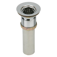 Elkay Drain Fitting 2" Nickel Plated Brass Body with Deep Stainless Steel Strainer Basket LK36