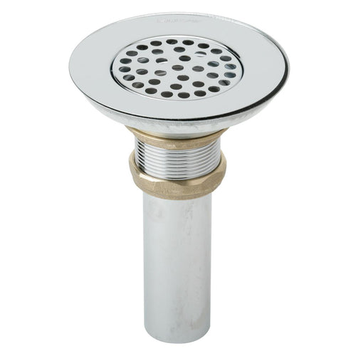 Elkay 3-1/2" Drain Type 316 Stainless Steel Body, Strainer and Tailpiece LK372