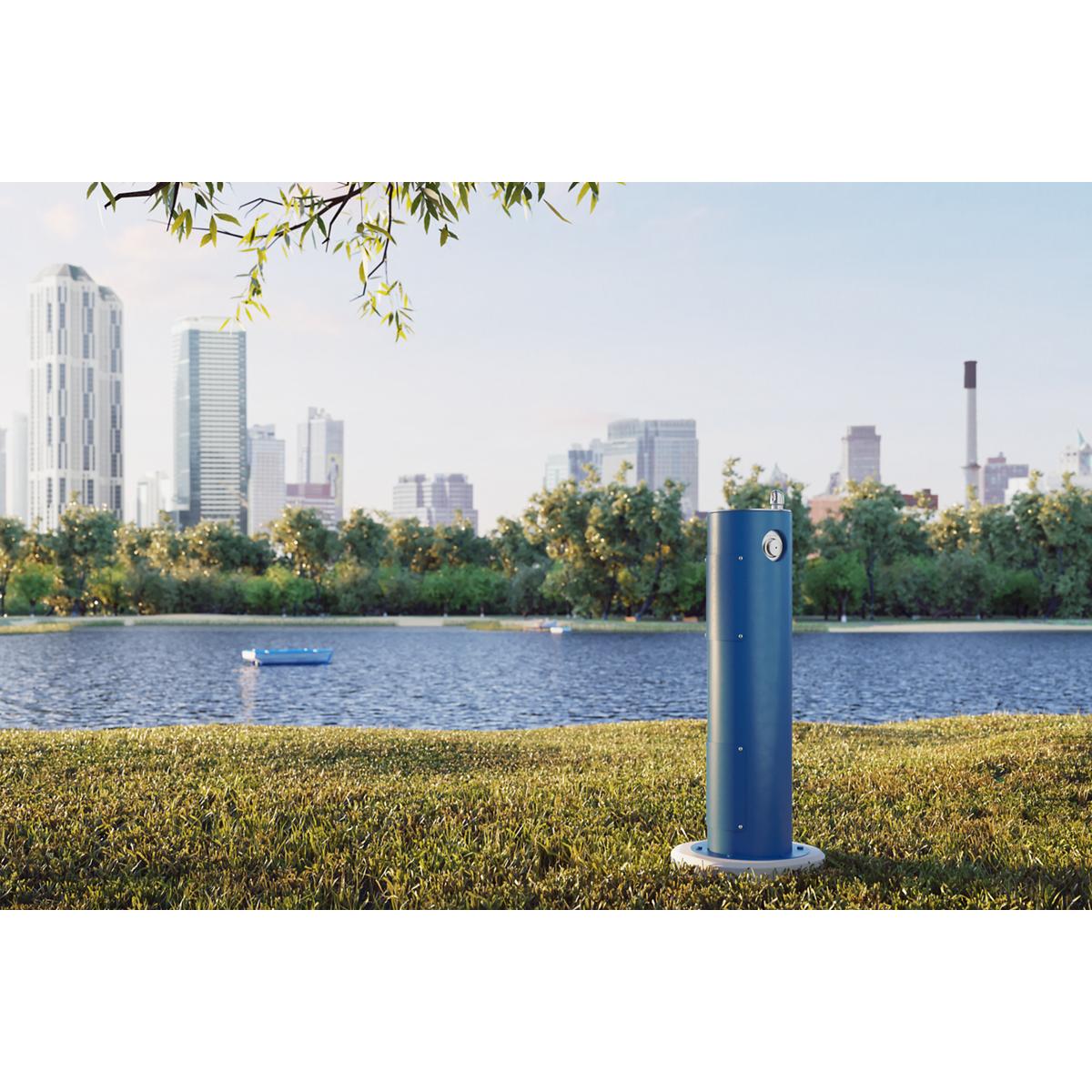 Elkay Outdoor Fountain Pedestal Non-Filtered, Non-Refrigerated Blue LK4400BLU