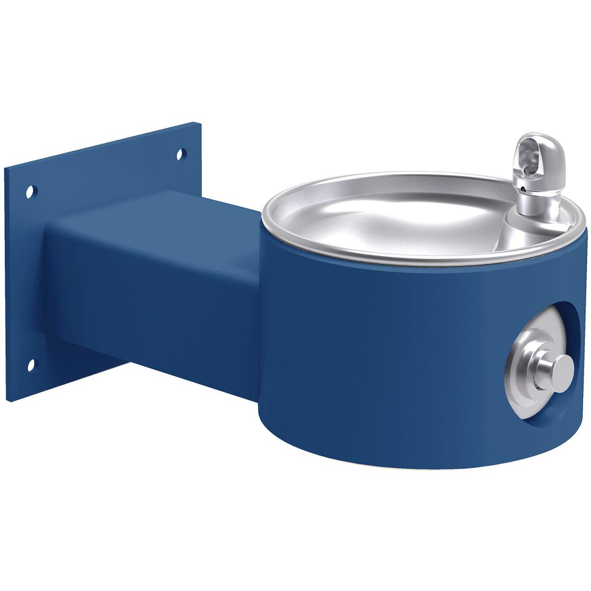 Elkay Outdoor Fountain Wall Mount Non-Filtered, Non-Refrigerated Freeze Resistant Blue LK4405FRKBLU
