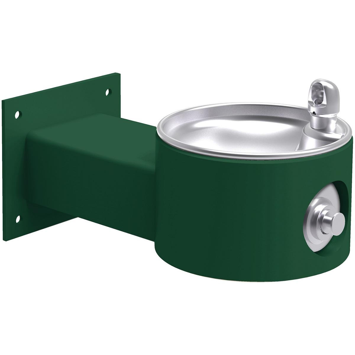 Elkay Outdoor Fountain Wall Mount Non-Filtered, Non-Refrigerated Freeze Resistant Evergreen LK4405FRKEVG