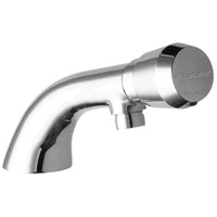 Elkay Single Hole Concealed Deck Metered Lavatory Faucet with Cast Fixed Spout Push Button Handle Chrome LK654