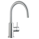 Elkay LK7921SSS Lead-Free Allure Single Hole Kitchen Faucet with Lever Handle Satin Stainless Steel