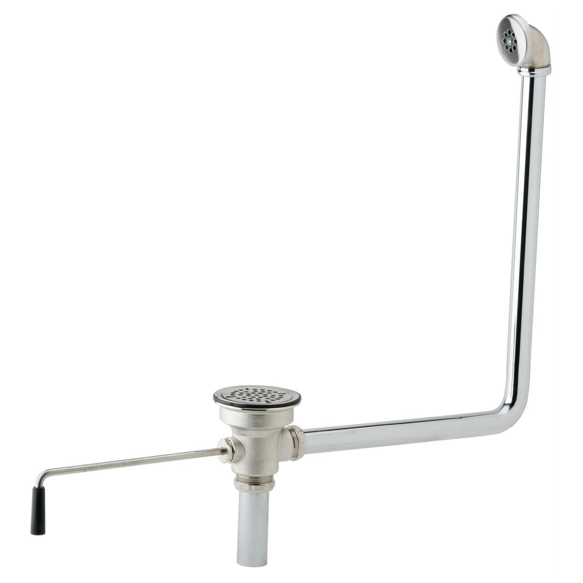 Elkay 3-1/2" Drain Fitting Rotary Lever Operated with Overflow LK86RT