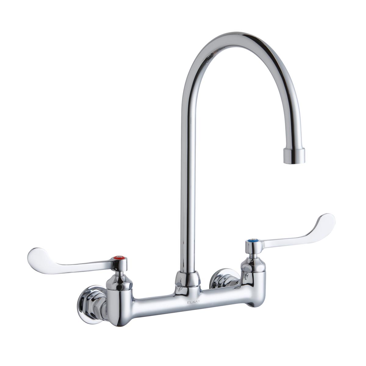 Elkay Stainless Steel 49-1/2" x 24" x 10, Wall Hung Service Sink Kit ESS4924RW6C