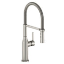 Elkay LKAV1061LS Lead-Free Avado Single Hole Kitchen Faucet with Semi-professional Spout and Forward Only Lever Handle Lustrous Steel