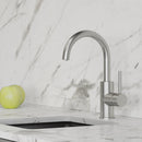 Elkay LKAV3021LS Lead-Free Avado Single Hole Bar Faucet with Lever Handle Lustrous Steel