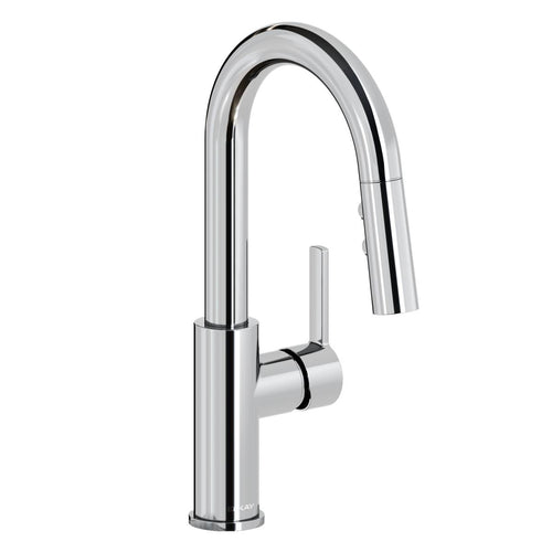 Elkay LKAV3032CR Lead-Free Avado Single Hole Bar Faucet with Pull-down Spray and Lever Handle Chrome