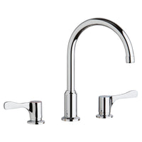 Elkay 8" Centerset Concealed Deck Mount Faucet with Arc Spout and 4" Lever Handles Chrome LKD2439BHC