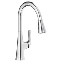 Elkay LKHA1041CR Lead-Free Harmony Single Hole Kitchen Faucet with Pull-down Spray and Forward Only Lever Handle Chrome