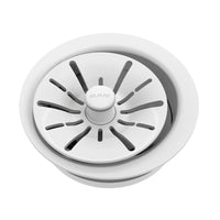 Elkay Quartz Perfect Drain 3-1/2" Polymer Disposer Flange with Removable Basket Strainer and Rubber Stopper Arctic Fox LKPDQD1FX