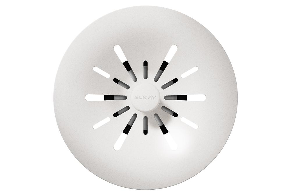 Elkay Quartz Perfect Drain 3-1/2" Removable Polymer Basket Strainer and Rubber Stopper Ricotta LKPDQSRT