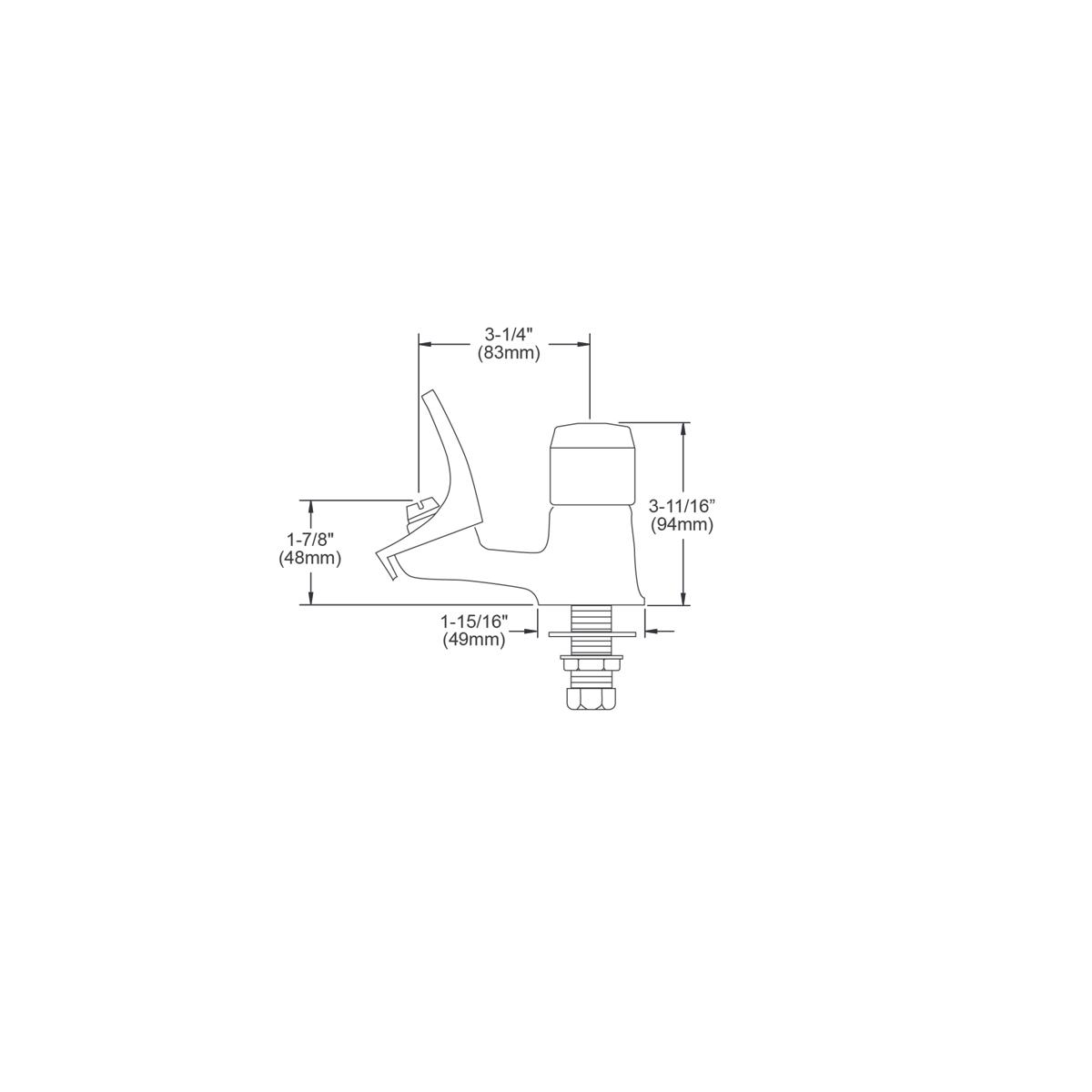 Elkay Vandal Resistant Classroom Bubbler LKVR1141A