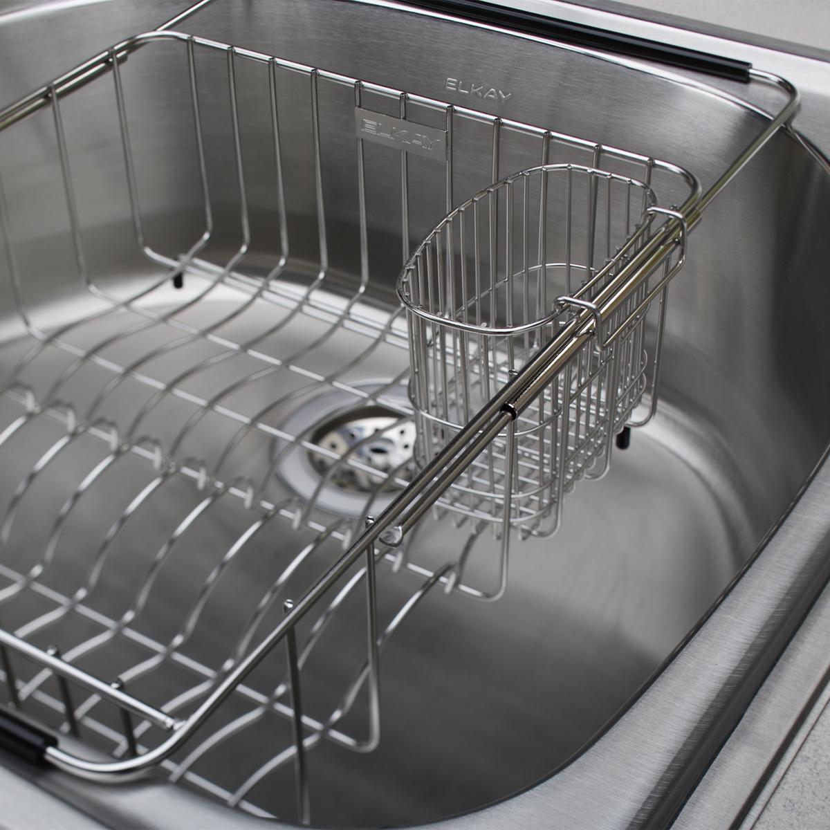 Elkay Stainless Steel 3-1/2" x 5-1/8" x 4-3/8" Utensil Caddy LKWUCSS