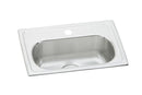 Elkay 18 Gauge Stainless Steel 19.5" x 13" x 6.125" Single Bowl Drop-in Bar/Prep Sink LMR20130