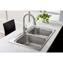 Elkay LKAV3031LS Lead-Free Avado Single Hole Kitchen Faucet with Pull-down Spray and Forward Only Lever Handle Lustrous Steel