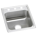 Elkay 18 Gauge Stainless Steel 17" x 20" x 4" Single Bowl Drop-in Kitchen Sink LRAD1720402