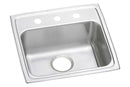 Elkay 18 Gauge Stainless Steel 19.5" x 19" x 4" Single Bowl Drop-in Kitchen Sink LRADQ1919401
