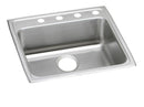 Elkay 18 Gauge Stainless Steel 22" x 22" x 4" Single Bowl Drop-in Kitchen Sink LRAD2222401