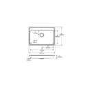 Elkay Lustertone Classic Stainless Steel 31" x 22" x 4", 3-Hole Single Bowl Drop-in ADA Sink LRAD3122403
