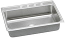 Elkay 18 Gauge Stainless Steel 31" x 22" x 6.5" Single Bowl Drop-in Kitchen Sink LRADQ312265X
