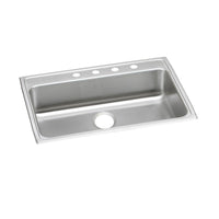 Elkay Lustertone Classic Stainless Steel 31" x 22" x 5", Single Bowl Drop-in ADA Sink LRAD3122501